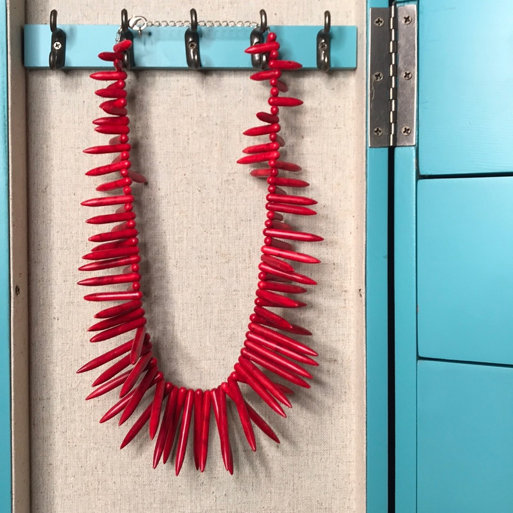 Red Statement Necklace